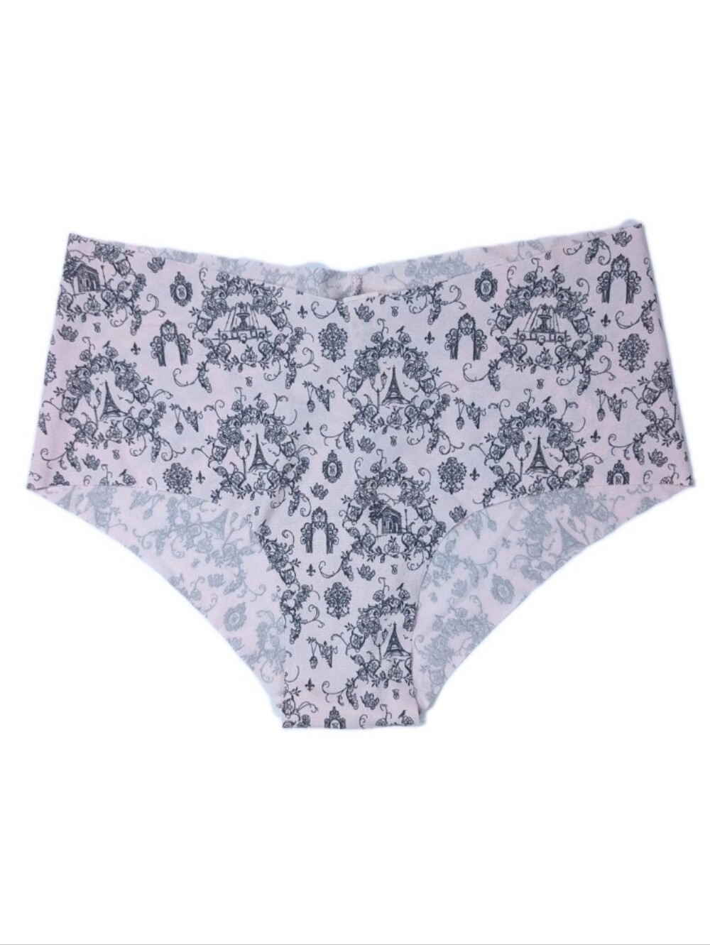 Victoria's Secret No Show Cheeky Panty Paris France Medium Girly novelty print